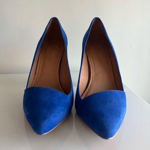 Madewell Cobalt Blue D’Orsay Heels Size 8